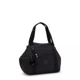 Kipling ART, Handtasche, Signature Emb (schwarz), Tasche mit abnehmbaren Trägern & viel Stauraum