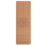 Yogamatte 182 x 61 x 0,6 cm Fitnessmatte Kork Gymnastikmatte rutschfest | HMS YM11