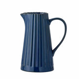 Bloomingville Latina Krug, Dunkelblau, 1,2 Liter, Steingut, dänisches Design