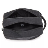 Kipling AGOT, Kulturtasche, Black Noir (schwarz), Kosmetiktasche mit Reißverschluss & Fächern