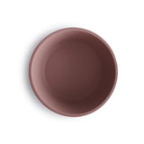 Mushie Silikon-Kinderschüssel, Cloudy Mauve, Schüssel mit Rutschfestem Saugnapf