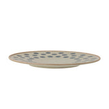 Bloomingville Tinni Teller blau D28,5 cm aus Steingut – Essteller für Küche & Tischdeko
