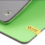 Fitnessmatte 140x60 cm 15 mm Grün/Schwarz | HMS Premium MFK08