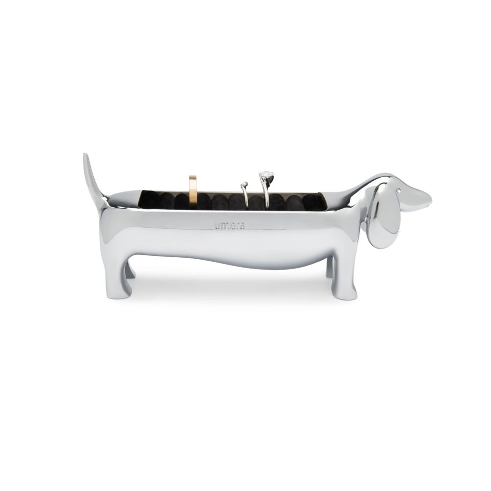 Umbra Dachsie Ringhalter in Form eines Dackels für 9 Ringe