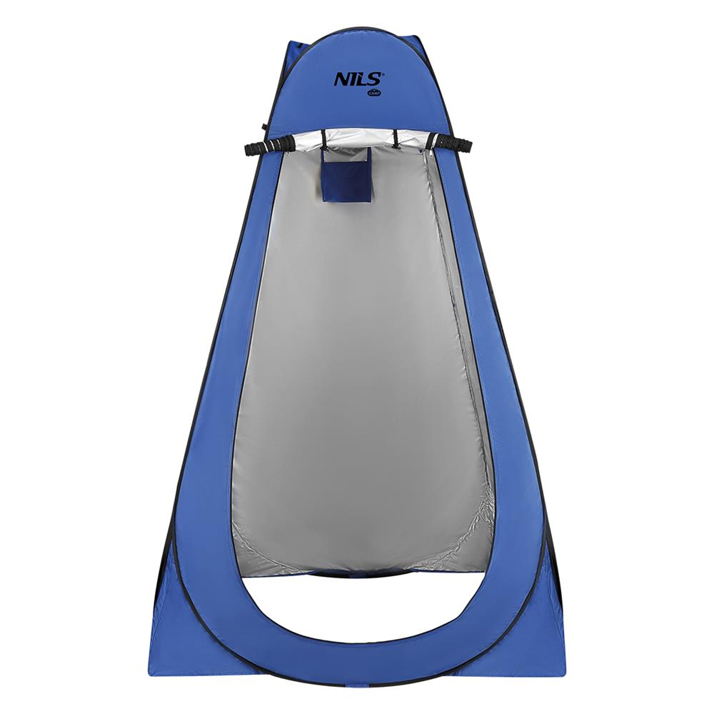 NILS CAMP Umkleidezelt blau Pop-Up für Camping Strand Outdoor Dusche WC