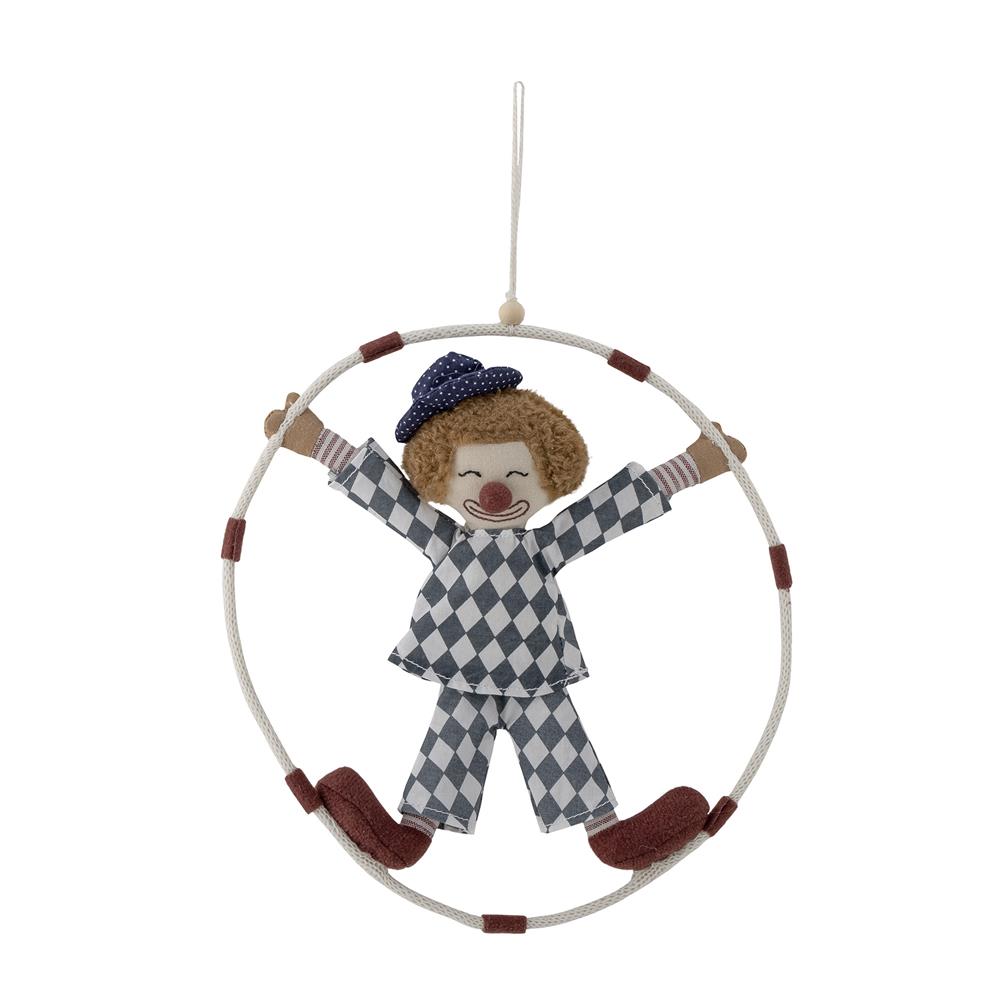 Bloomingville MINI Alfredo Mobile, Clown, Kinderzimmer, Dekoration, dänisches Design