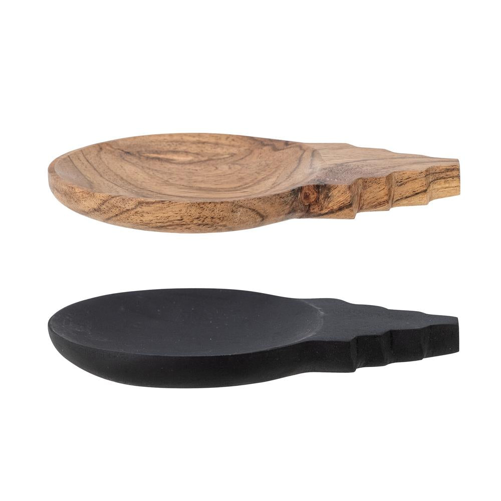 Bloomingville Tiara Schale natur aus Akazienholz – 2er Set Deko‑Schalen für Wohnzimmer & Tisch