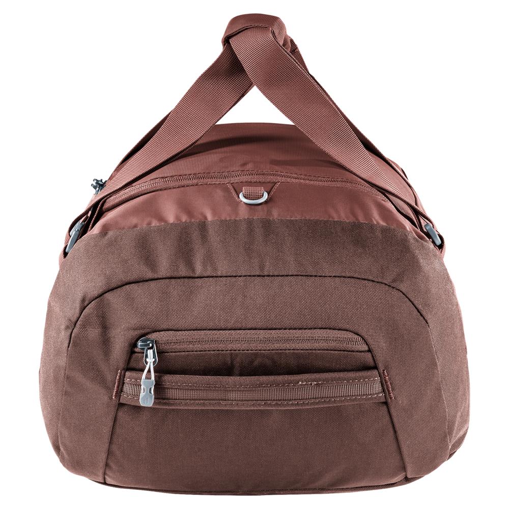 deuter Duffel 35, Reisetasche, caspia-raisin (rot), 35L, Duffelbag mit Seitentasche, Netzinnentasche