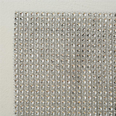 BOLTZE Tischläufer Glamour 150x25cm Silber Elegantes Design