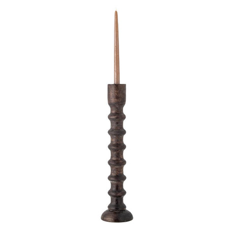 Bloomingville Brenda Kerzenständer, Braun, Mangoholz, 53,5 cm, dänisches Design