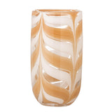 Bloomingville Taven Vase aus Glas in Orange – dekorative Vase für Wohnzimmer