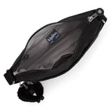 Kipling ARTO S, kleine Umhängetasche, Signature Emb (schwarz), Crossbody Tasche leicht