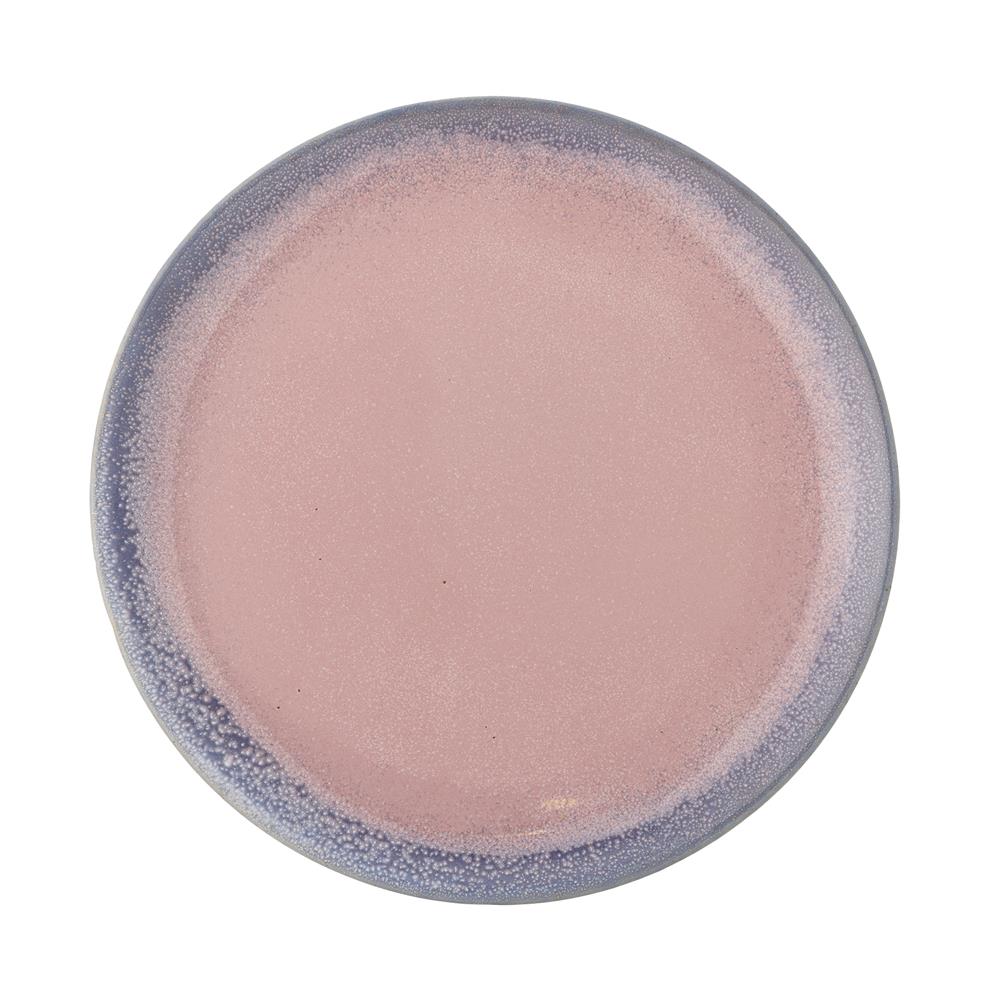 Bloomingville Paula Teller Rose Steingut D26,5xH2 cm – großer rosa Teller