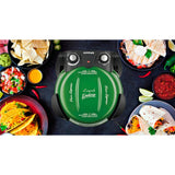 G3Ferrari elektrischer Pizzaofen Delizia 1200 W für Pizza Ø 31cm grün Pizzamaker mit feuerfestem Naturstein