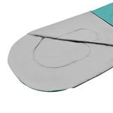 NILS CAMP Schlafsack Größe L Grün-Grau - leichter Sommerschlafsack für Camping, Reisen & Outdoor