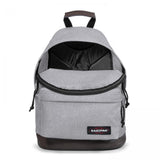 Eastpak WYOMING, Rucksack, Sunday Grey (grau), 24L, mit Leder-Unterseite