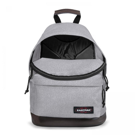 Eastpak WYOMING, Rucksack, Sunday Grey (grau), 24L, mit Leder-Unterseite