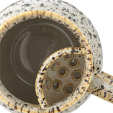 Bloomingville Alicia Teetasse aus Steingut mit integriertem Teefilter, grau, 460 ml