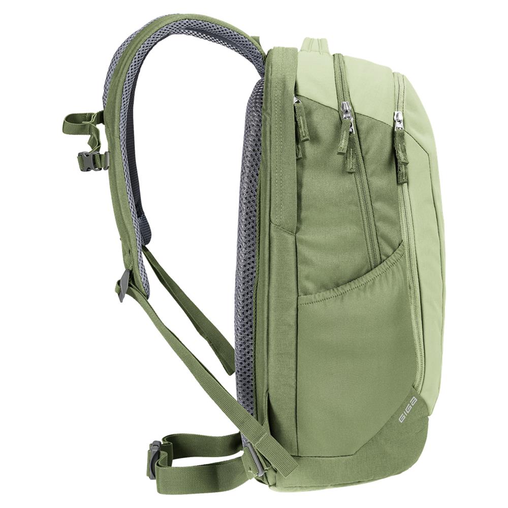 deuter Giga, Lifestyle-Rucksack, mineral-grove (grün), 28L, mit Flaschenhalter und Laptopfach