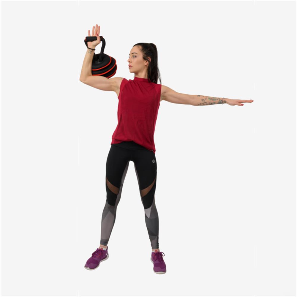 Verstellbare Kettlebell 0,6-8,75 kg Fitness Kugelhantel | HMS KRM20