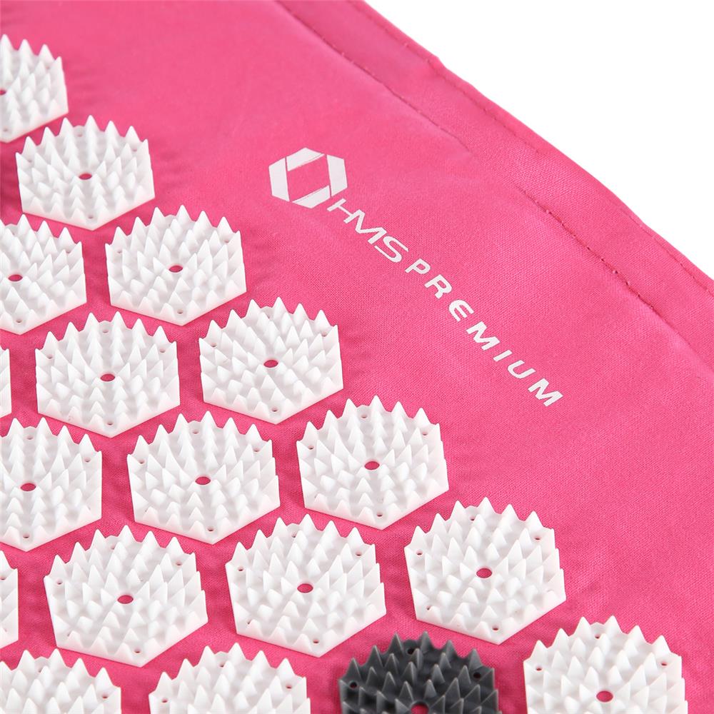 HMS Premium AKM01 Akupressurmatte mit Kissen Rosa/Weiß 11088 Druckpunkte