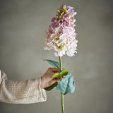 Bloomingville Hydrangea Stiel künstliche Blume rosa Deko Vase Wohnzimmer Blumen