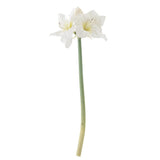 Bloomingville Amaryllis Kunstblume weiß Dekoblume Blumenstiel künstliche Blumendeko für Vase