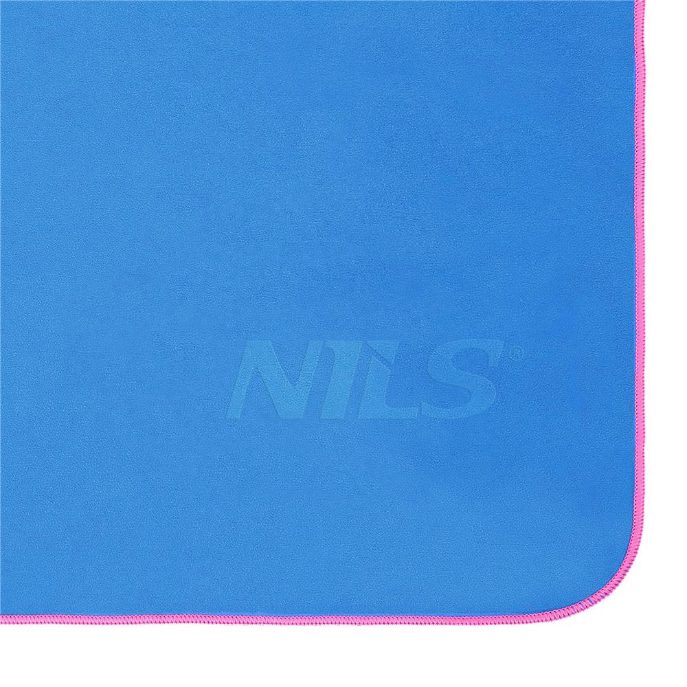 NILS Mikrofaserhandtuch 200x90 cm in Blau - schnelltrocknendes Handtuch für Camping, Strand & Sport