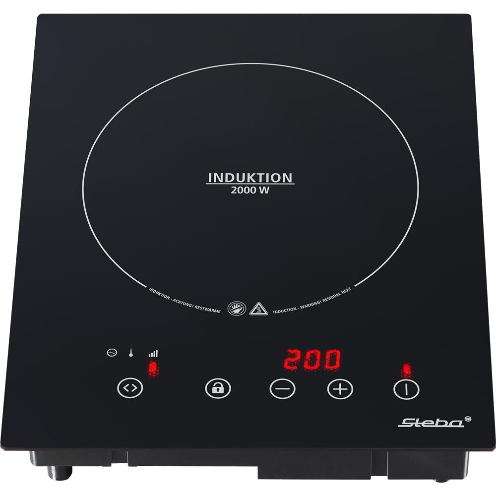 Steba Induktionskochfeld IK 60 E Einbaukochfeld 2000 Watt Glaskeramik