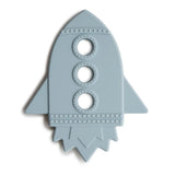 Mushie Beißring Rakete, Cloud, aus Silikon, BPA-frei