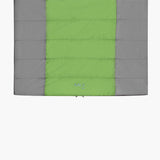 NILS CAMP Doppelschlafsack für 2 Personen Grau-Grün - warmer Schlafsack für Outdoor & Camping