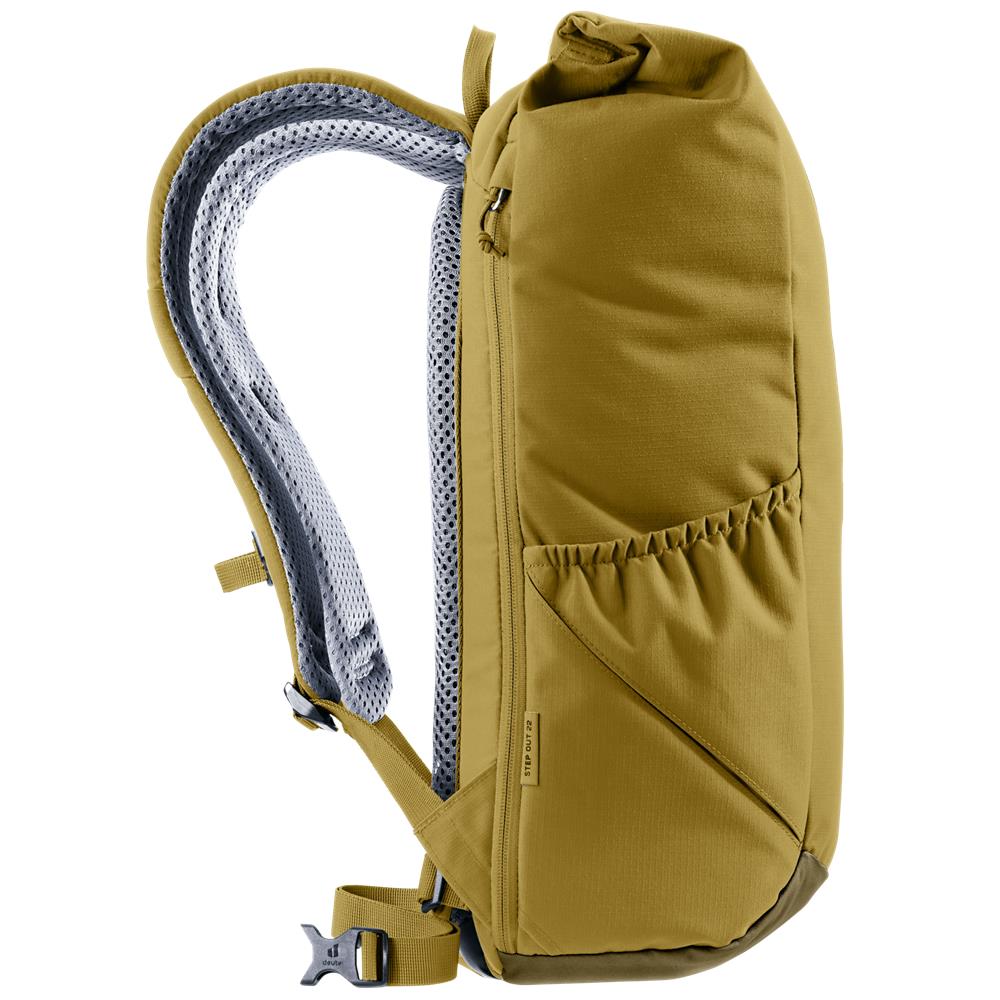 deuter Stepout 22, Lifestyle-Rucksack, kelp-nori (beige), 22L, mit Flaschenhalter und Laptopfach