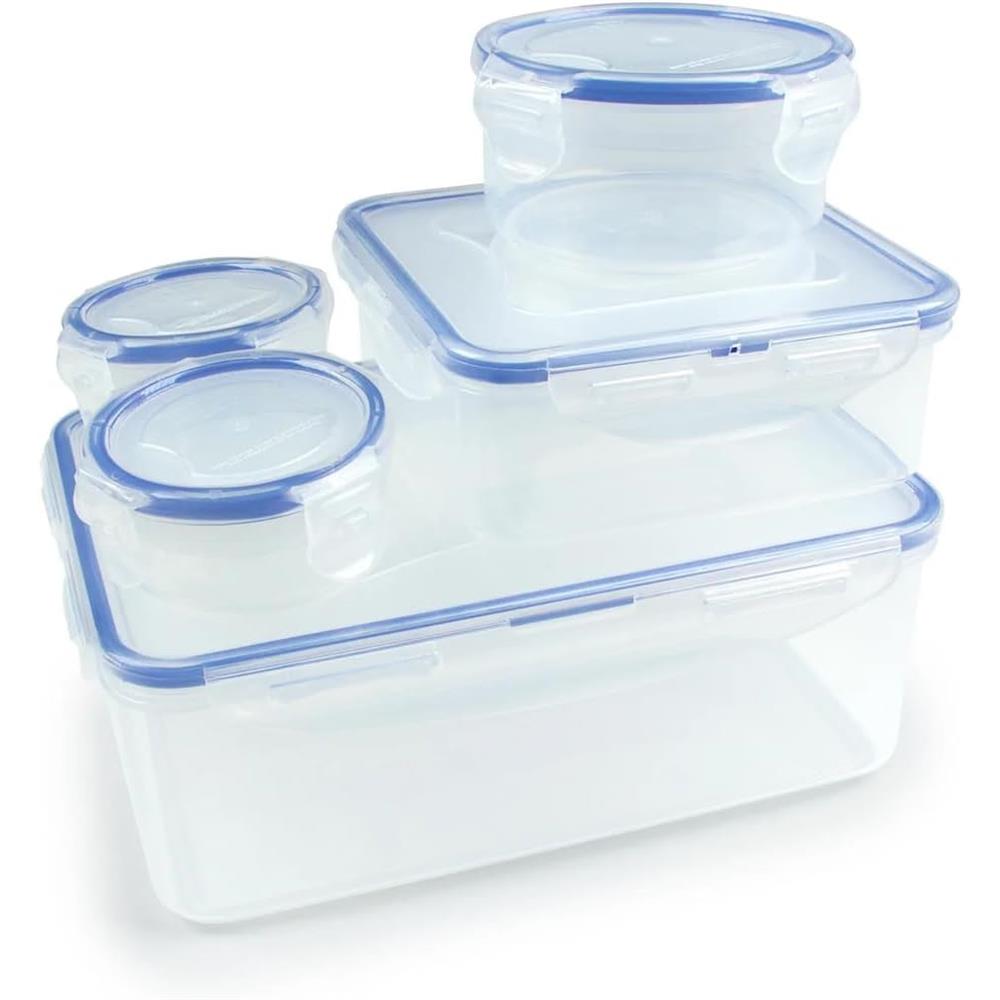 LocknLock 5-teiliges Frischhaltedosen-Set, Gefriergeeignet, Wasserdicht, Luftdicht, BPA-frei