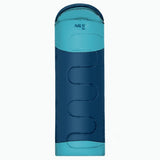 NILS CAMP Schlafsack Größe L Blau-Hellblau - Mumienschlafsack für Outdoor, Trekking & Camping