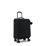 Kipling SPONTANEOUS S, Kleiner Reisekoffer, Black Noir (schwarz), 37,5L, Handgepäck, 4-Rollen