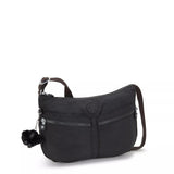 Kipling IZELLAH, mittelgroße Schultertasche, Black Noir (schwarz), Umhängetasche mit viel Stauraum
