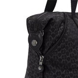 Kipling ART, Handtasche, Signature Emb (schwarz), Tasche mit abnehmbaren Trägern & viel Stauraum