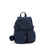 Kipling FIREFLY UP, kleiner Rucksack, Blue Bleu 2 (blau), wandelbar zur Schultertasche