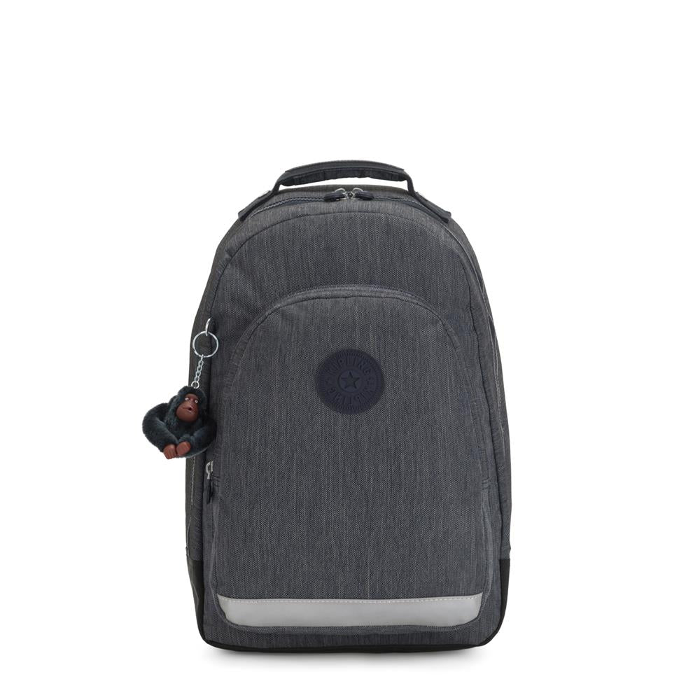 Kipling CLASS ROOM, Großer Schulrucksack mit 15-Zoll-Laptopfach, 28L, Marine Navy (blau)