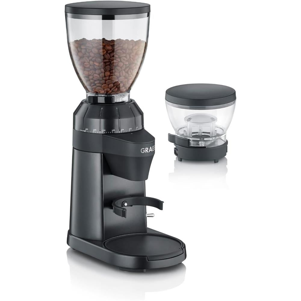 GRAEF CM8002 elektrische Kaffeemühle mit LED-Beleuchtung in schwarz