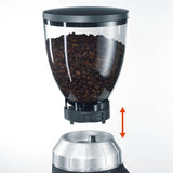 GRAEF elektrische Kaffeemühle CM 800 Silber Espressomühle Edelstahl Kegelmahlwerk