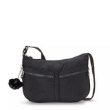 Kipling IZELLAH, mittelgroße Schultertasche, Black Noir (schwarz), Umhängetasche mit viel Stauraum