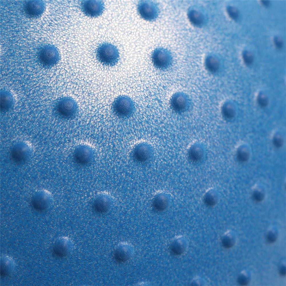 Gymnastikball 55 cm Blau mit Massage-Noppen und Luftpumpe | HMS YB03N