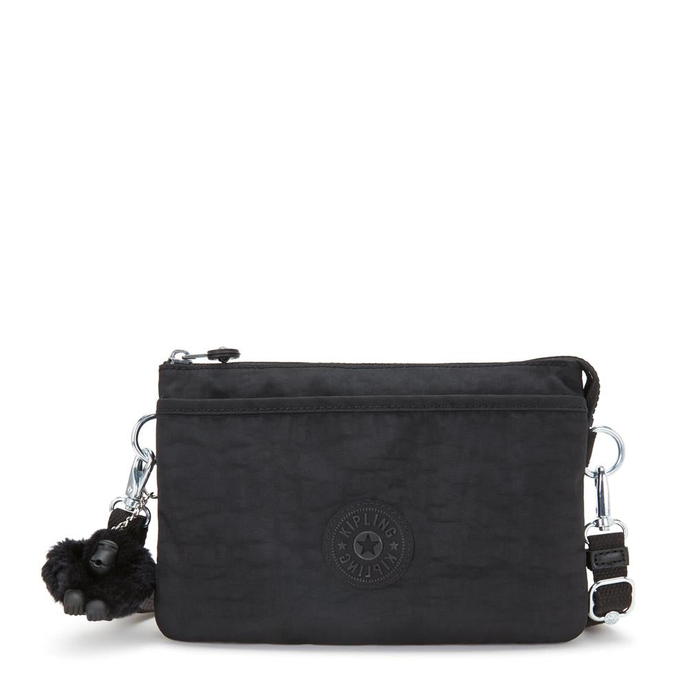 Kipling RIRI, Kleine Umhängetasche, Black Noir (schwarz), Schultertasche, Crossbody