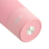 NILS Thermobecher 510 ml Edelstahl rosa rutschfest Coffee-to-go-Becher für Camping Reisen Alltag