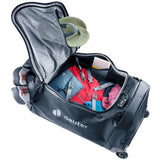 deuter Duffel Pro Roller 90, Reisetrolley, black (schwarz), Rollkoffer mit 2 Rädern