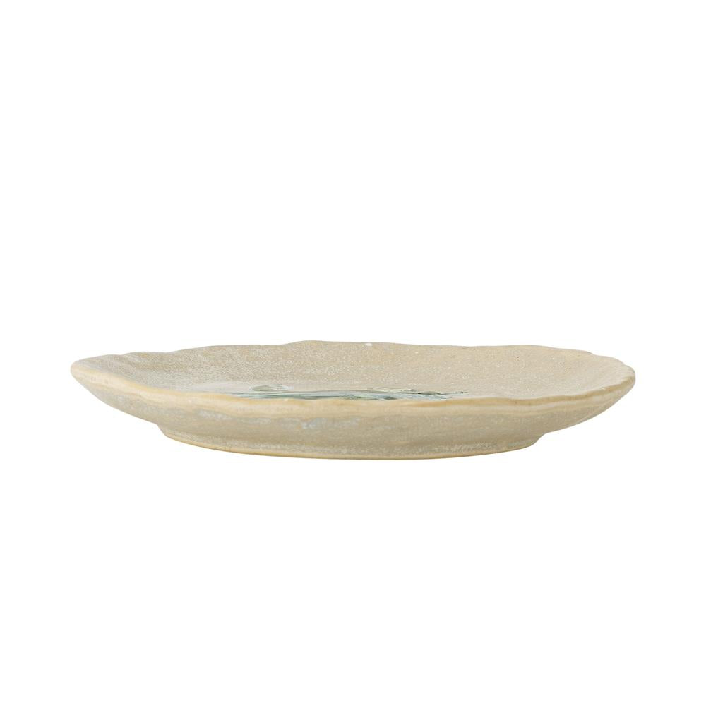 Bloomingville Hadden Teller 4er Set 13 cm Steingut grün Krebs