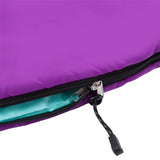 NILS CAMP Schlafsack Größe M Violett-Türkis - Mumienschlafsack für Outdoor, Trekking & Camping
