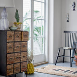 Bloomingville Mill Esszimmerstuhl schwarz L50 cm aus Holz – Stuhl für Esszimmer & Arbeitszimmer