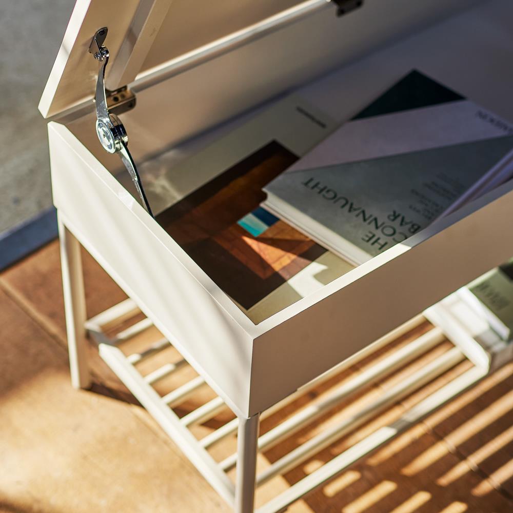 Bloomingville Aveline Bank natur - Sitzbank mit Stauraum & Ablage für Flur Wohnzimmer modern